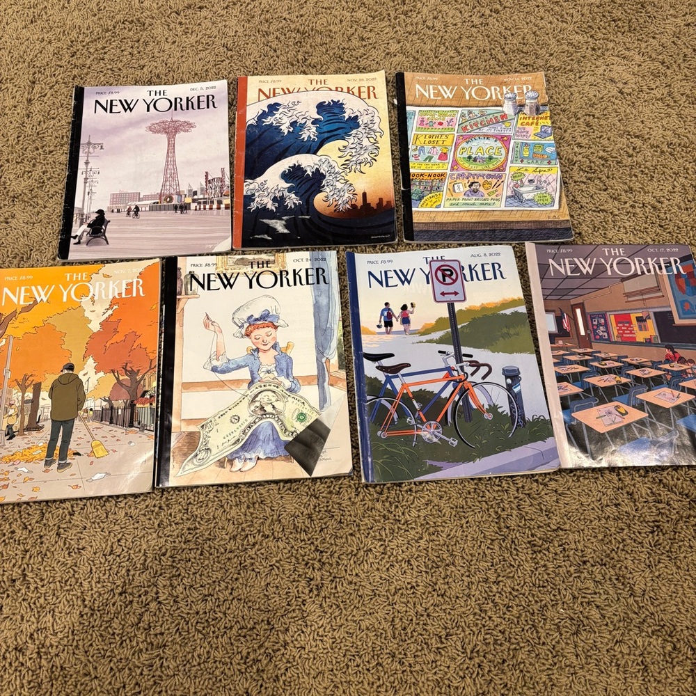 New Yorker Magazine Bundle - 2022 (Oct-Dec)